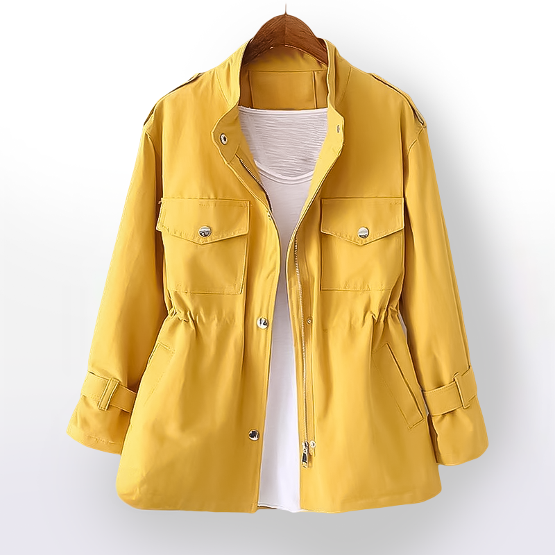Clara | Women's Classic Stylish Trench Coat-Metro Lane Plaza