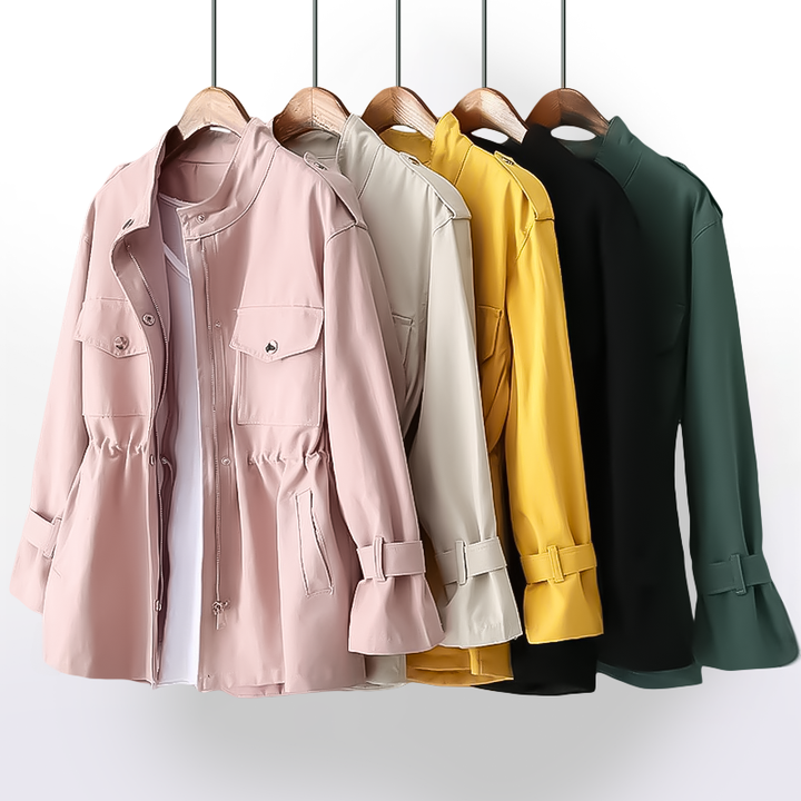 Clara | Women's Classic Stylish Trench Coat-Metro Lane Plaza