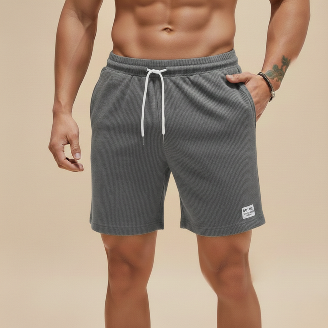 Alexander | Men's Classic Casual Corduroy Shorts-Metro Lane Plaza