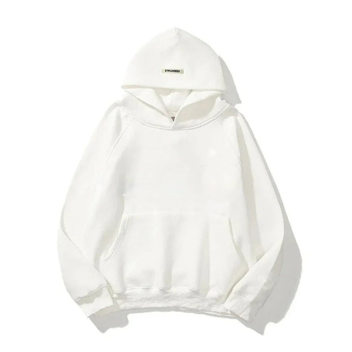 Xavier | Men's Oversized Minimalist Streetwear Hoodie-Metro Lane Plaza