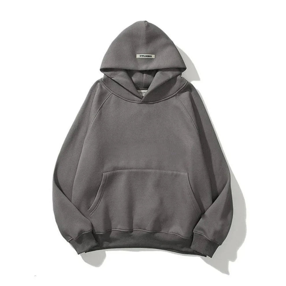 Xavier | Men's Oversized Minimalist Streetwear Hoodie-Metro Lane Plaza