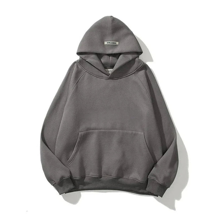 Xavier | Men's Oversized Minimalist Streetwear Hoodie-Metro Lane Plaza