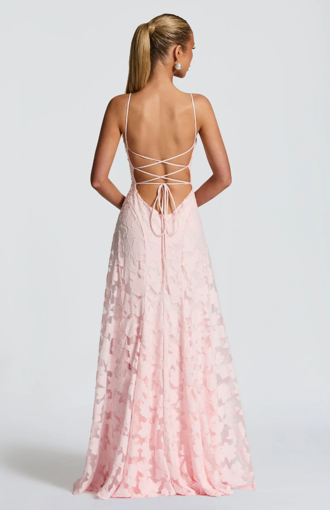 Amy | Women's Elegant Lace Maxi Dress in Floor Length Style-Metro Lane Plaza