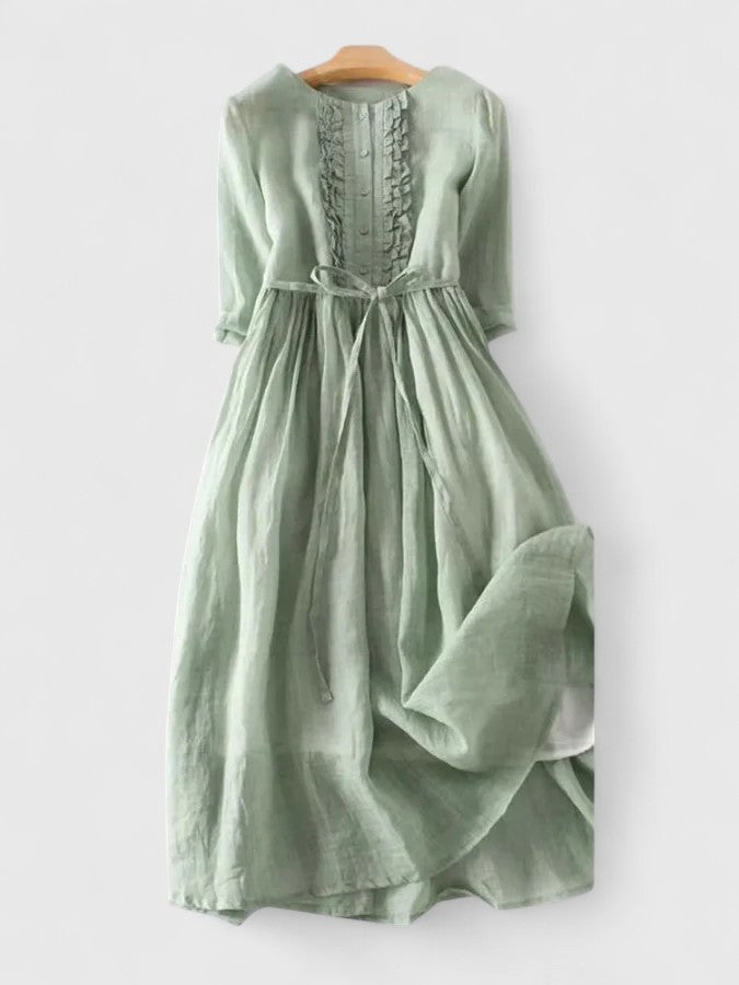 Madison | Women's Elegant Midi Dress for Summer Events-Metro Lane Plaza