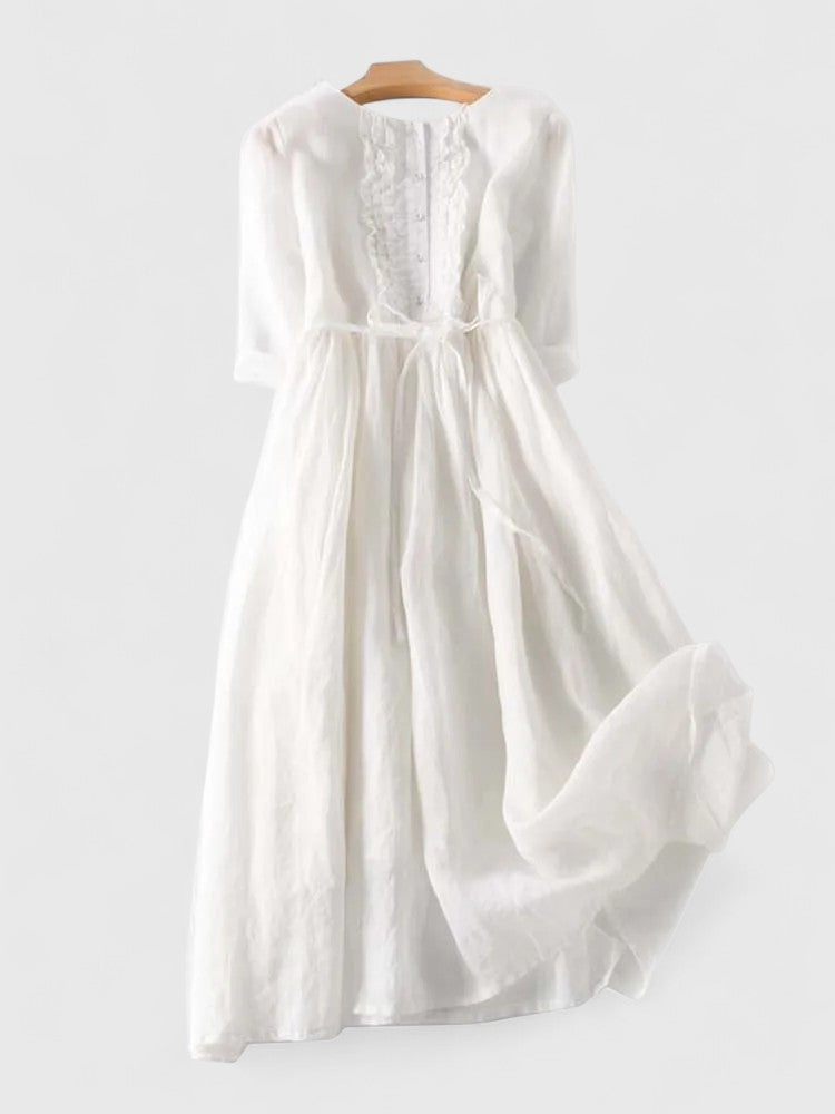 Madison | Women's Elegant Midi Dress for Summer Events-Metro Lane Plaza