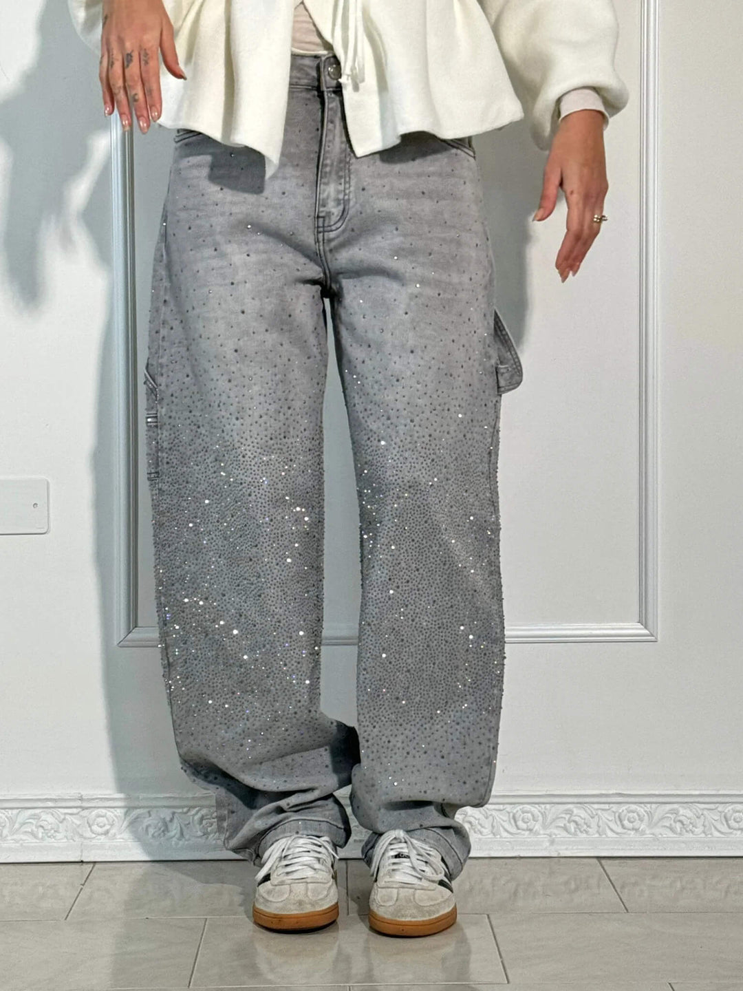 Naomi | Women's Wide-Leg Denim Jeans-Metro Lane Plaza