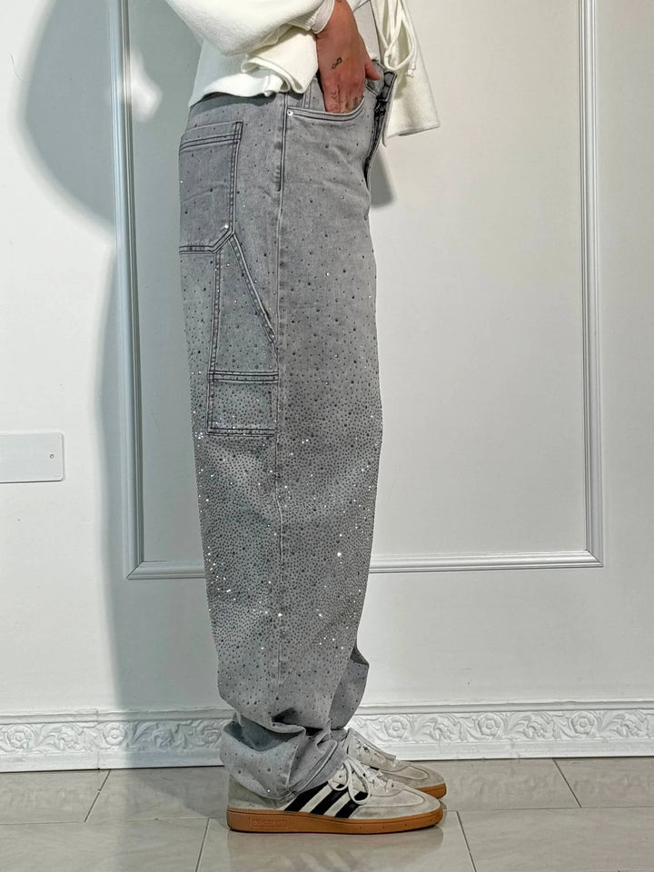 Naomi | Women's Wide-Leg Denim Jeans-Metro Lane Plaza