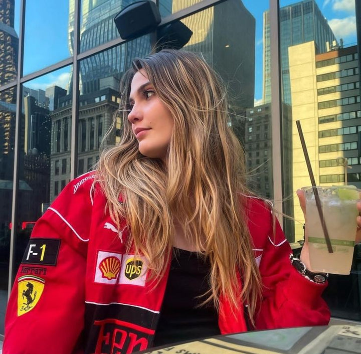Catherine | Women's Elegant and Durable Racer Jacket-Metro Lane Plaza