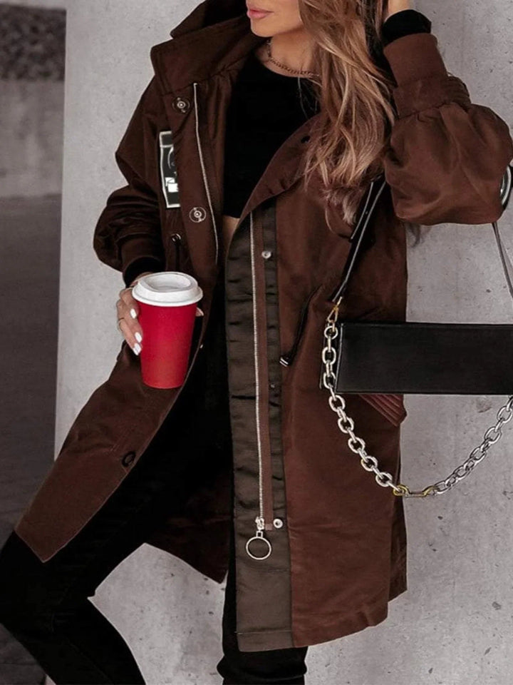 Nyra | Women's Stylish and Comfortable Hooded Jacket-Metro Lane Plaza