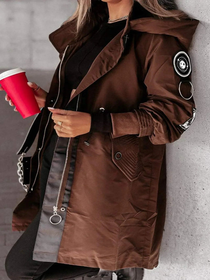 Nyra | Women's Stylish and Comfortable Hooded Jacket-Metro Lane Plaza