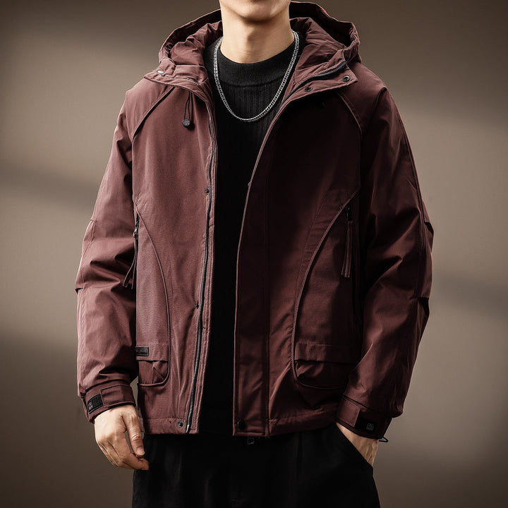 Herrenjacke mit Kapuze