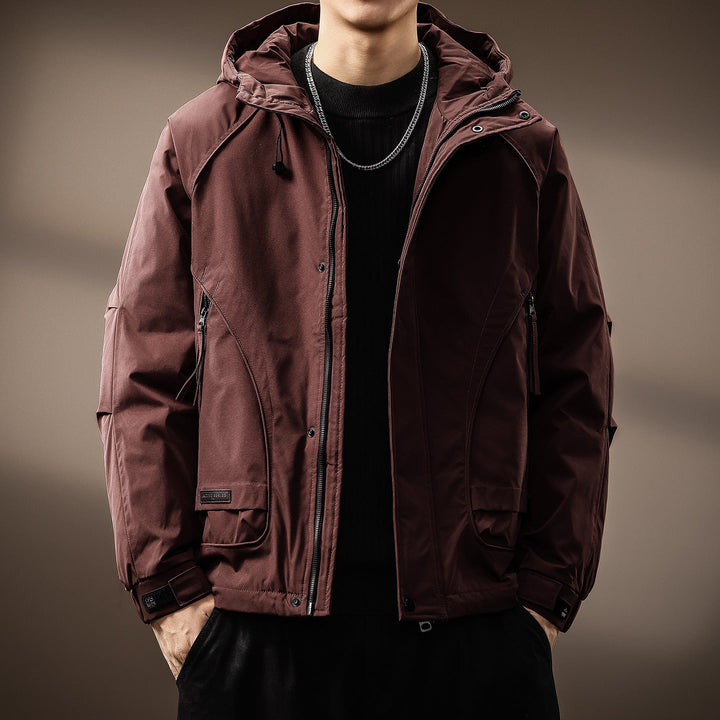 Herrenjacke mit Kapuze