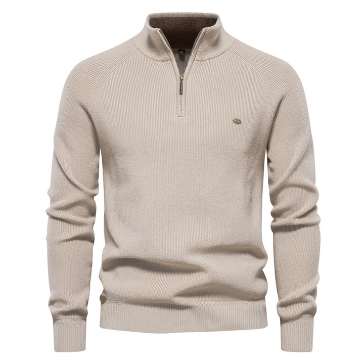 Men's Half-Zip Casual Sweater
