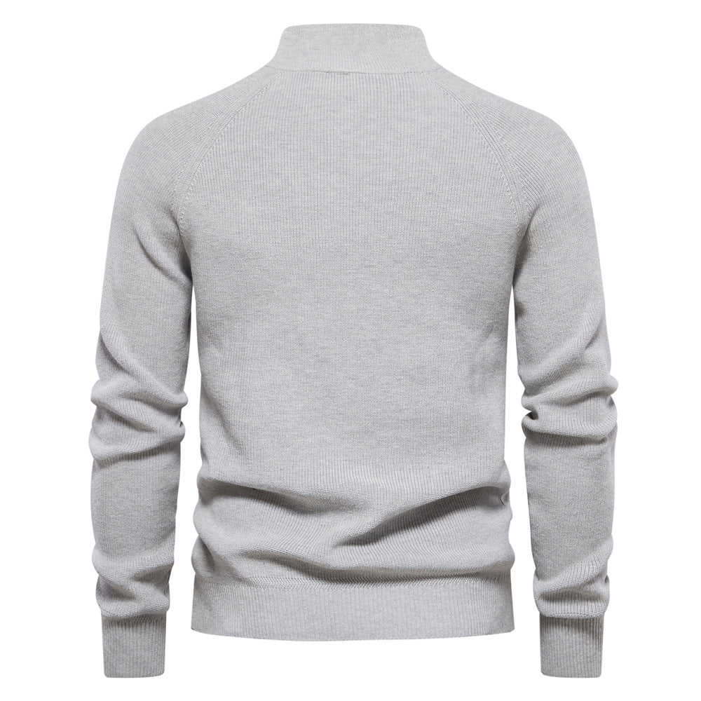 Men's Half-Zip Casual Sweater