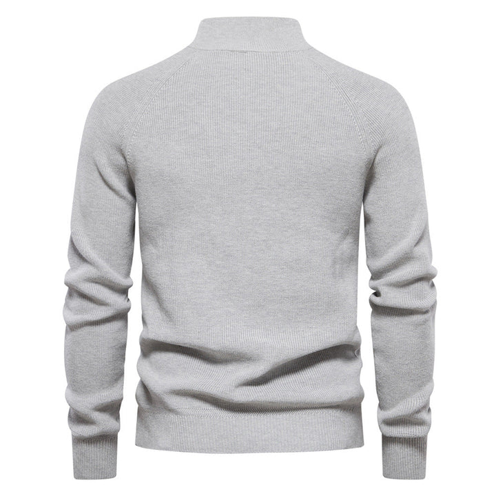 Men's Half-Zip Casual Sweater