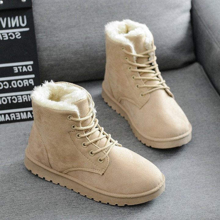 Women's Fur-Lined Winter Boots for Cold Weather