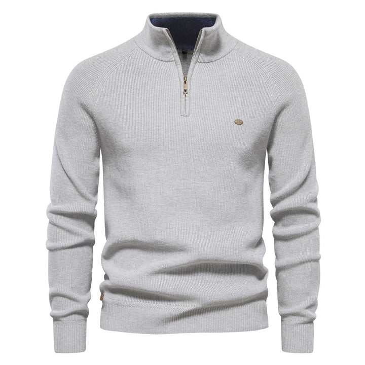 Men's Half-Zip Casual Sweater