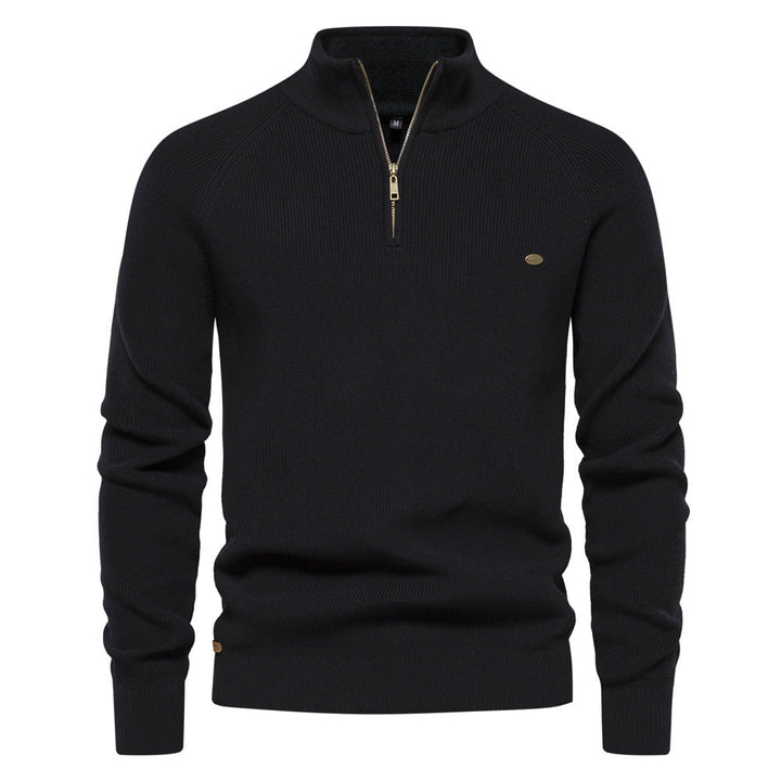 Men's Half-Zip Casual Sweater