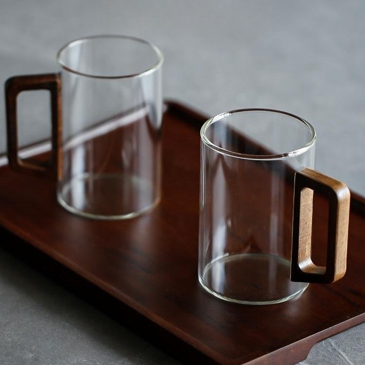 Rustic Wooden Brew Mugs - Perfect for Coffee Lovers-Metro Lane Plaza