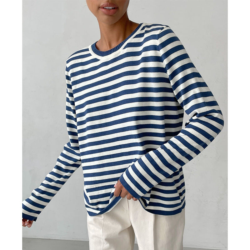 Siska | Women's Long Sleeve Top – Elegant and Breathable Design-Metro Lane Plaza