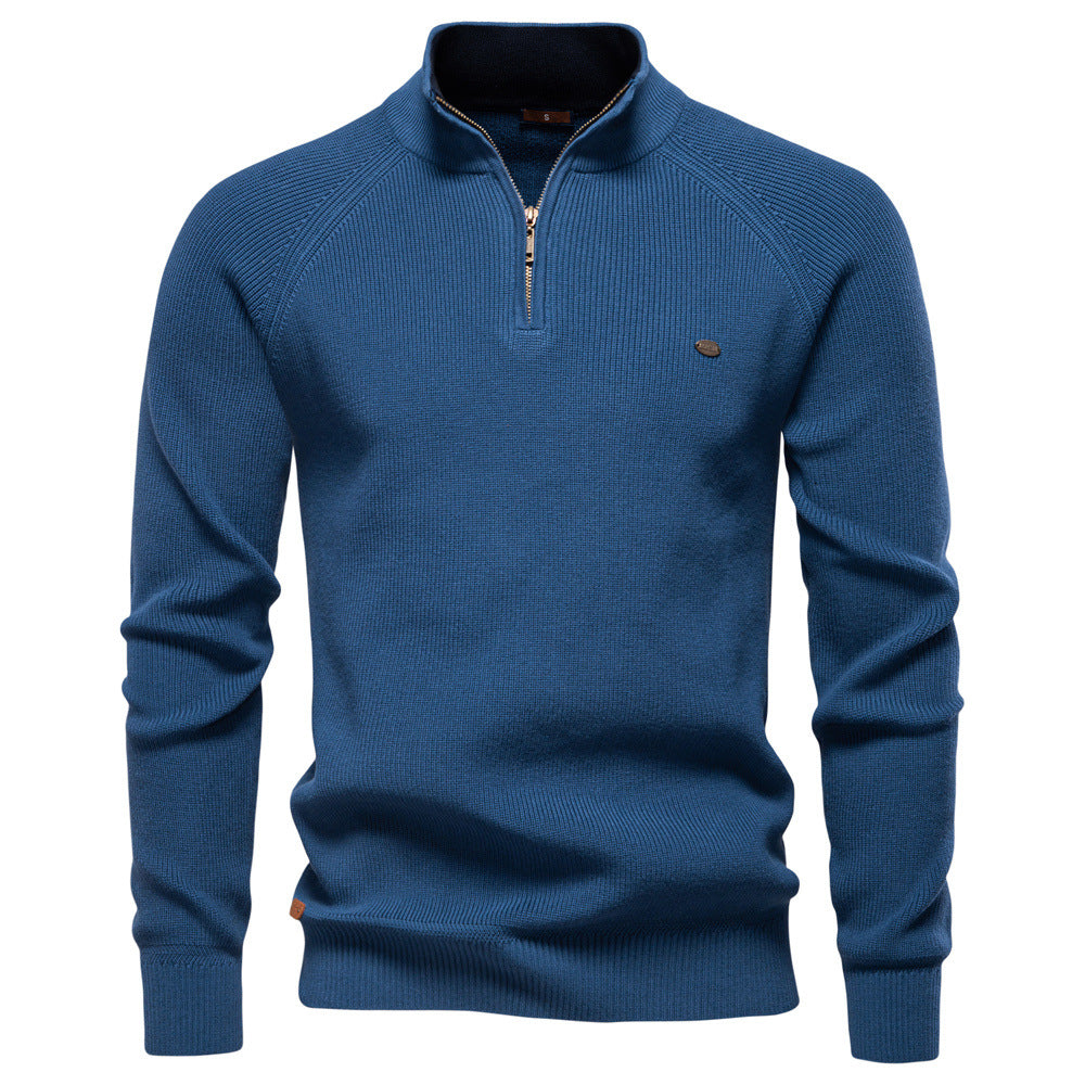 Men's Half-Zip Casual Sweater