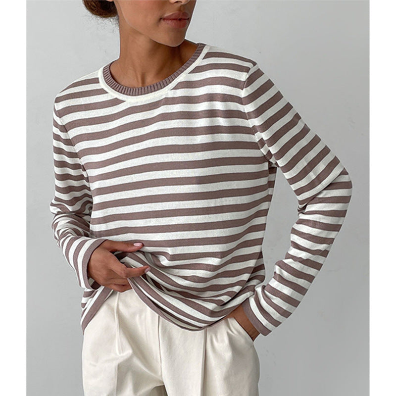 Siska | Women's Long Sleeve Top – Elegant and Breathable Design-Metro Lane Plaza