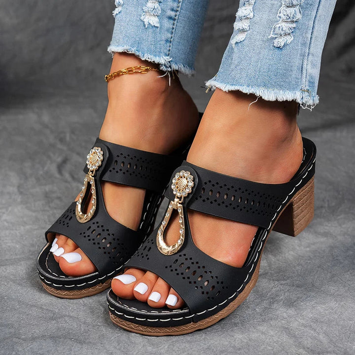 Elvara | Women's Stylish Comfortable Orthopedic Sandals-Metro Lane Plaza