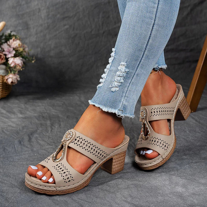 Elvara | Women's Stylish Comfortable Orthopedic Sandals-Metro Lane Plaza