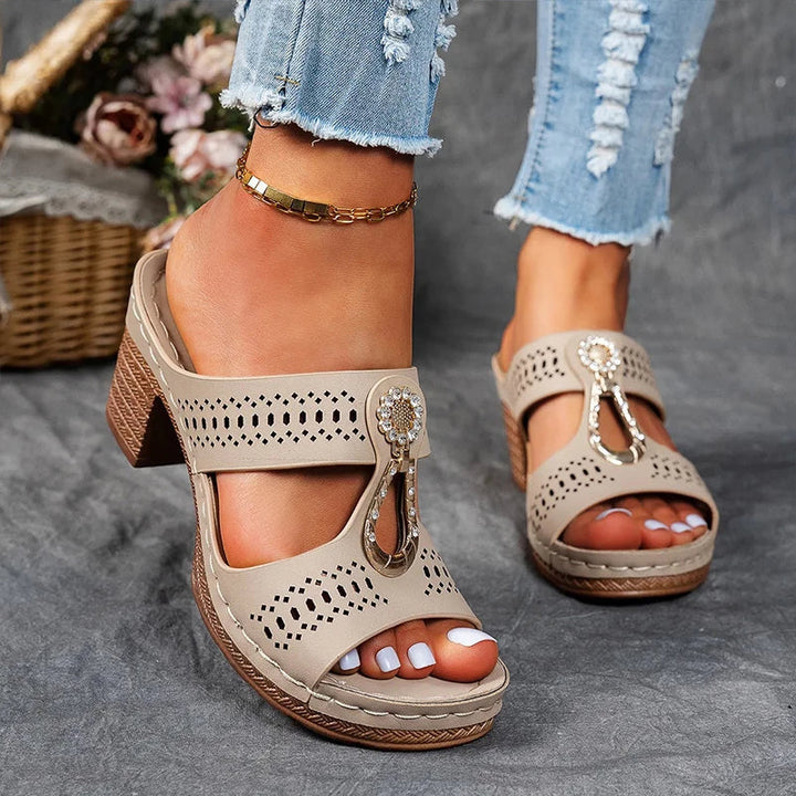 Elvara | Women's Stylish Comfortable Orthopedic Sandals-Metro Lane Plaza