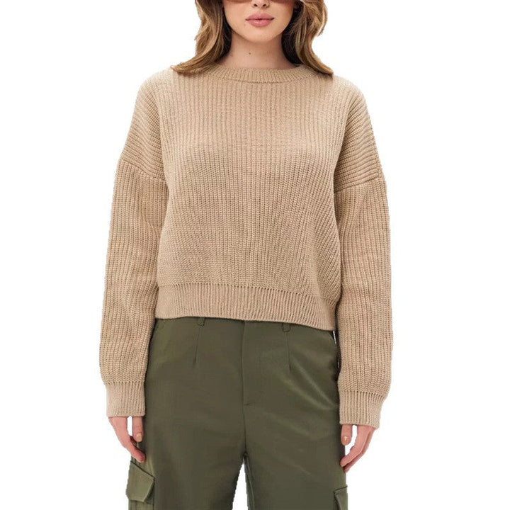 Suéter de punto extragrande para mujer