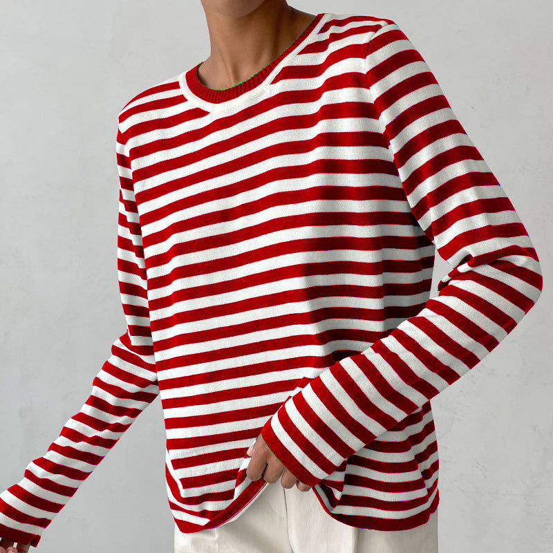 Siska | Women's Long Sleeve Top – Elegant and Breathable Design-Metro Lane Plaza