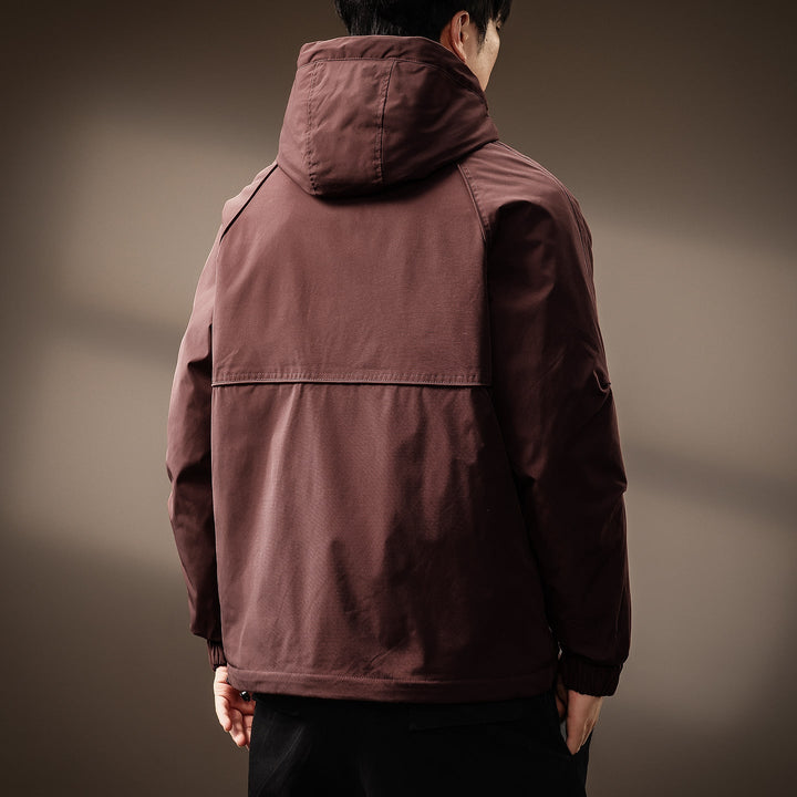 Herrenjacke mit Kapuze