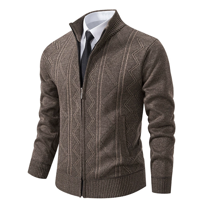 Men's Zip-Up Insulated Puffer Jacket