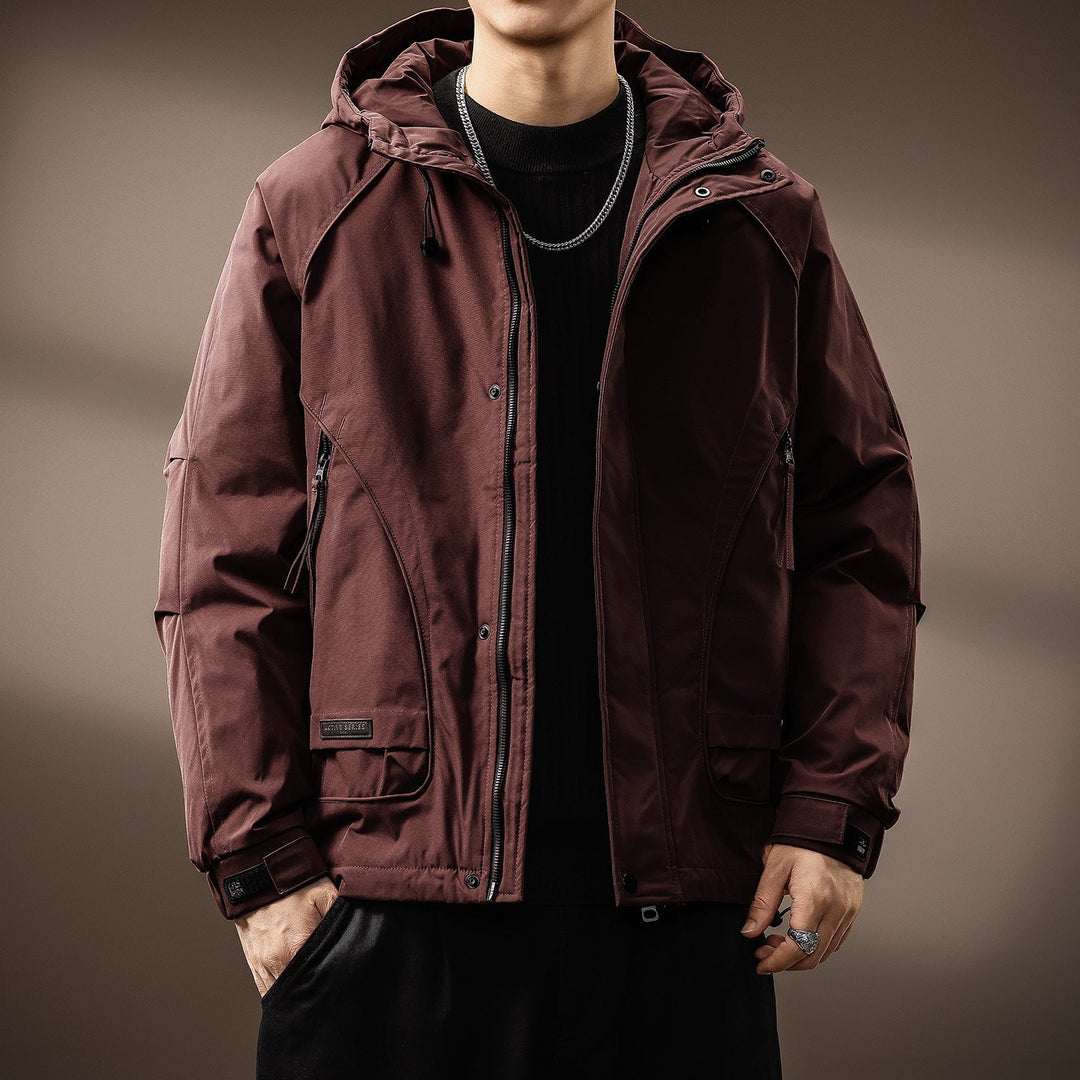 Herrenjacke mit Kapuze