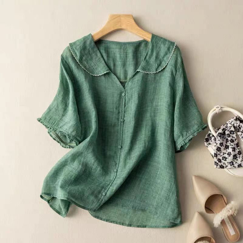 Women's Relaxed Fit Casual Blouse for Easy Everyday Wear-Metro Lane Plaza