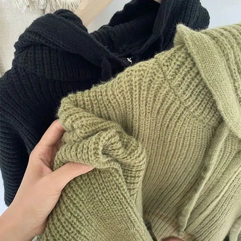 Cardigan-pull zippé en maille pour femme
