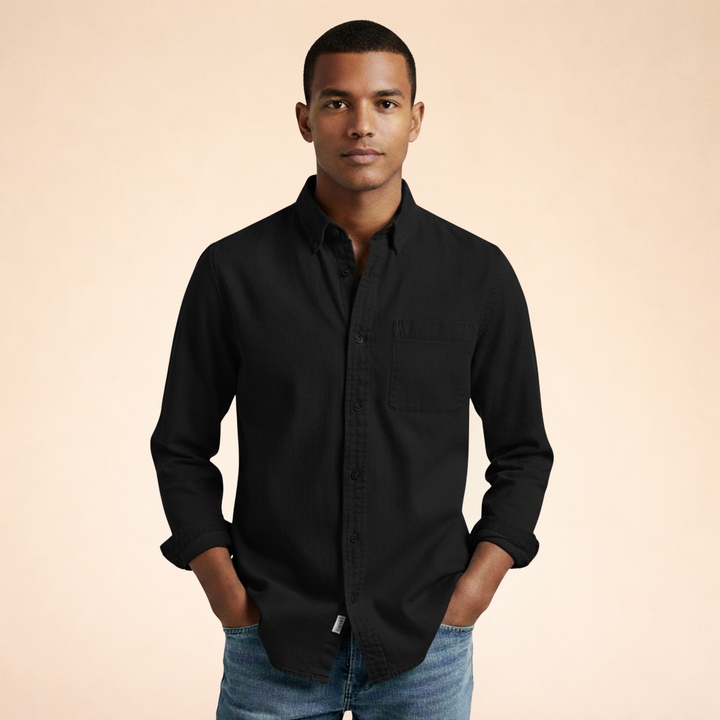 Jeffrey | Men's Soft Full Sleeve Shirt-Metro Lane Plaza