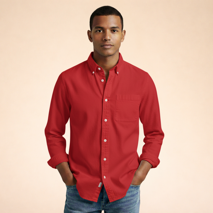 Jeffrey | Men's Soft Full Sleeve Shirt-Metro Lane Plaza