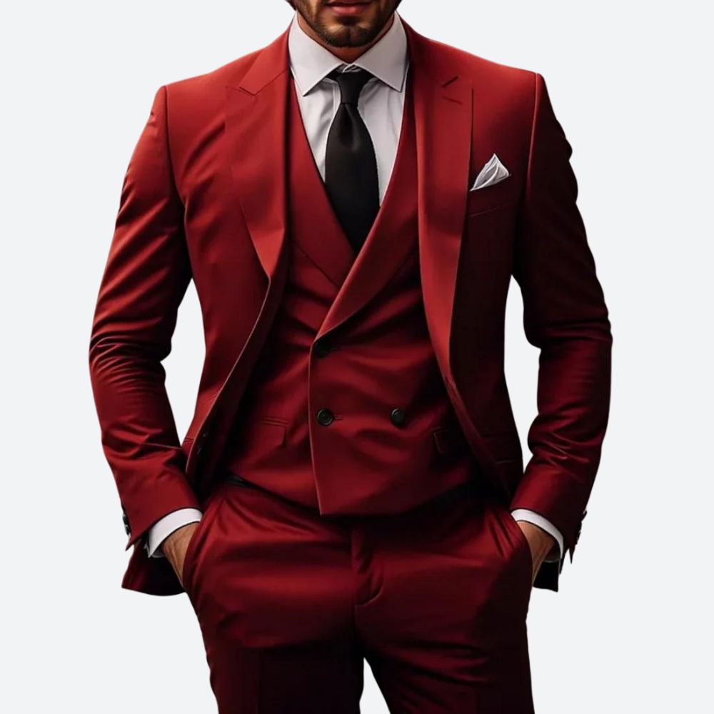 Men's Elegant Suit for Formal Events and Special Occasions-Metro Lane Plaza