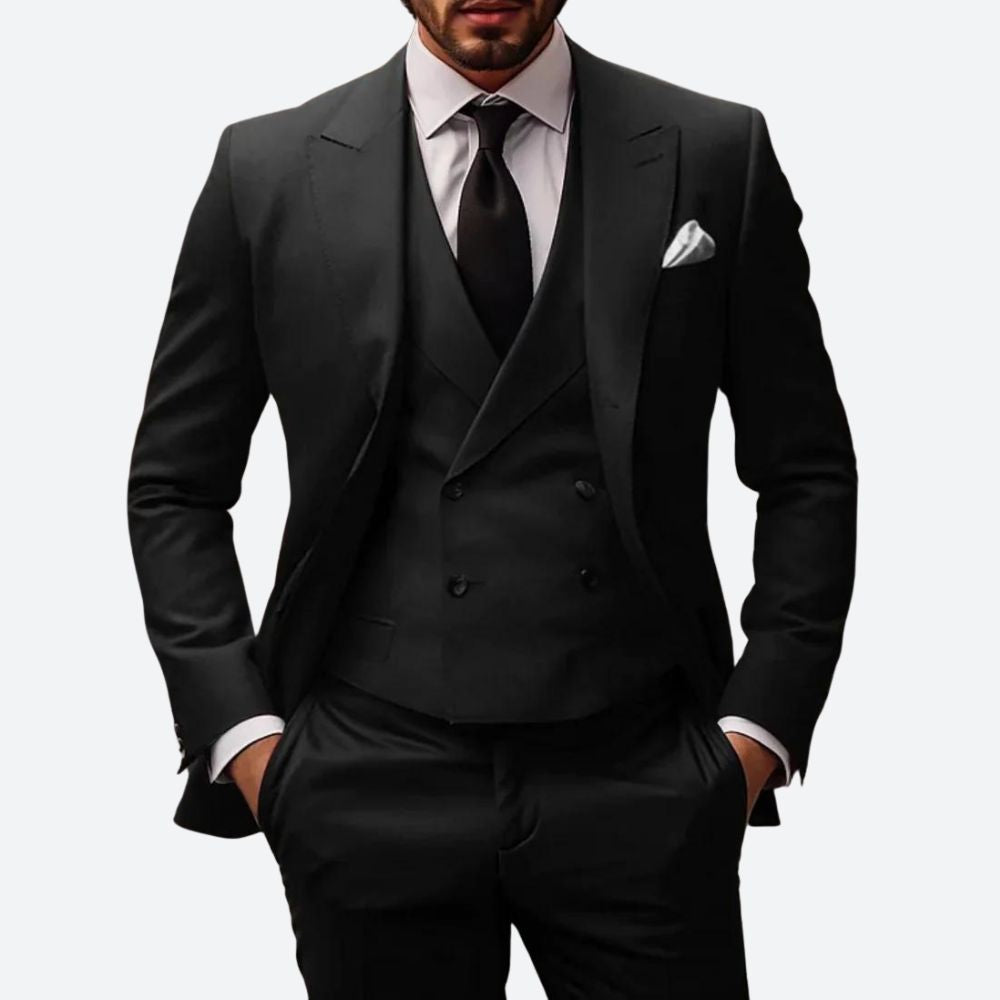 Men's Elegant Suit for Formal Events and Special Occasions-Metro Lane Plaza