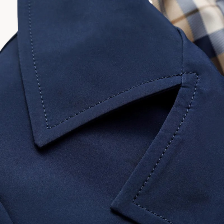 Ethan | Men's Classic Durable Trench Coat-Metro Lane Plaza