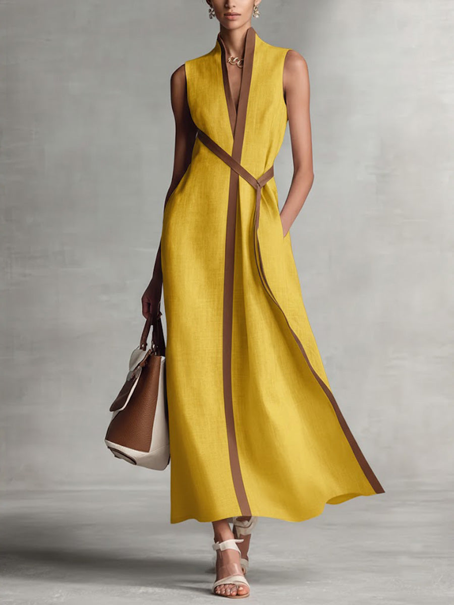 Isabella | Women's Lightweight Stylish Wrap Maxi Dress-Metro Lane Plaza