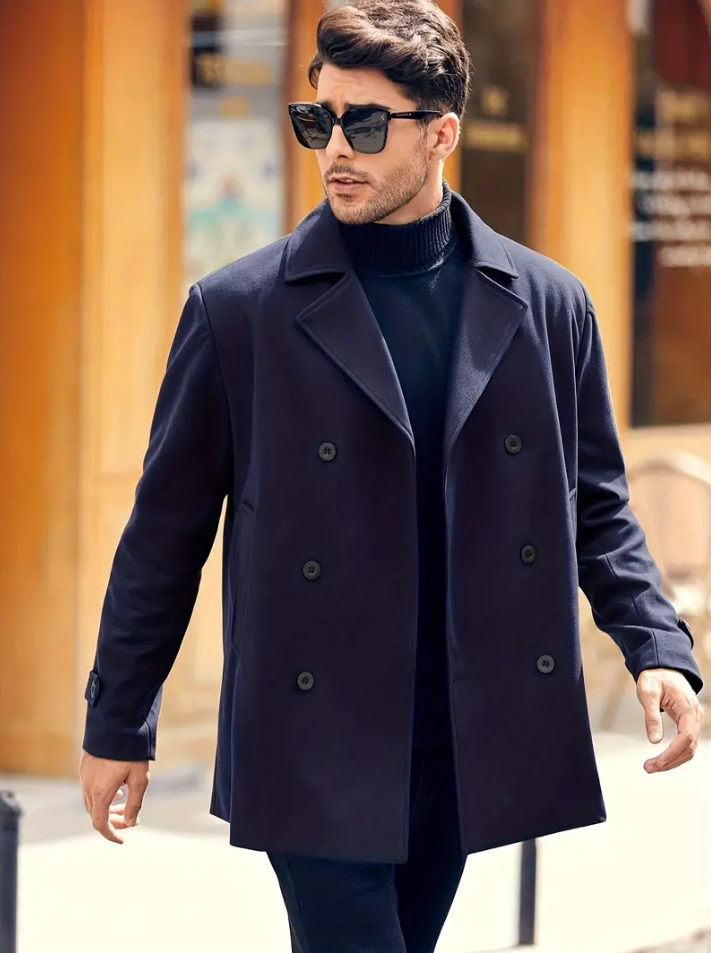 Harry | Men's Trendy Trench Coat for a Stylish Look-Metro Lane Plaza