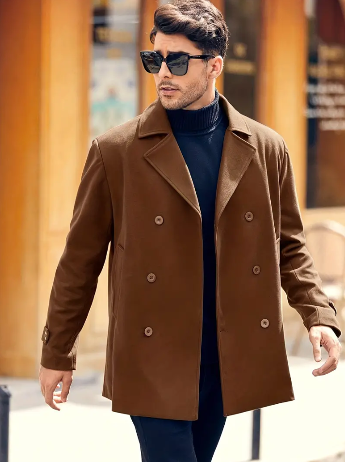 Harry | Men's Trendy Trench Coat for a Stylish Look-Metro Lane Plaza