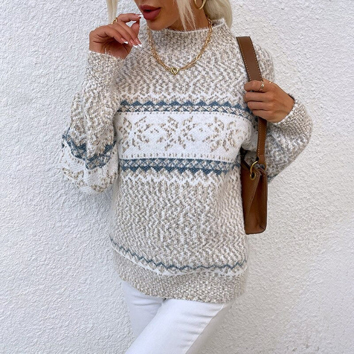 Suéter de punto Fair Isle para mujer