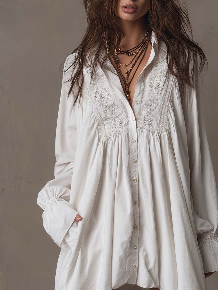 Scarlett | Women's Elegant Lace Irregular Hem Mini Dress-Metro Lane Plaza
