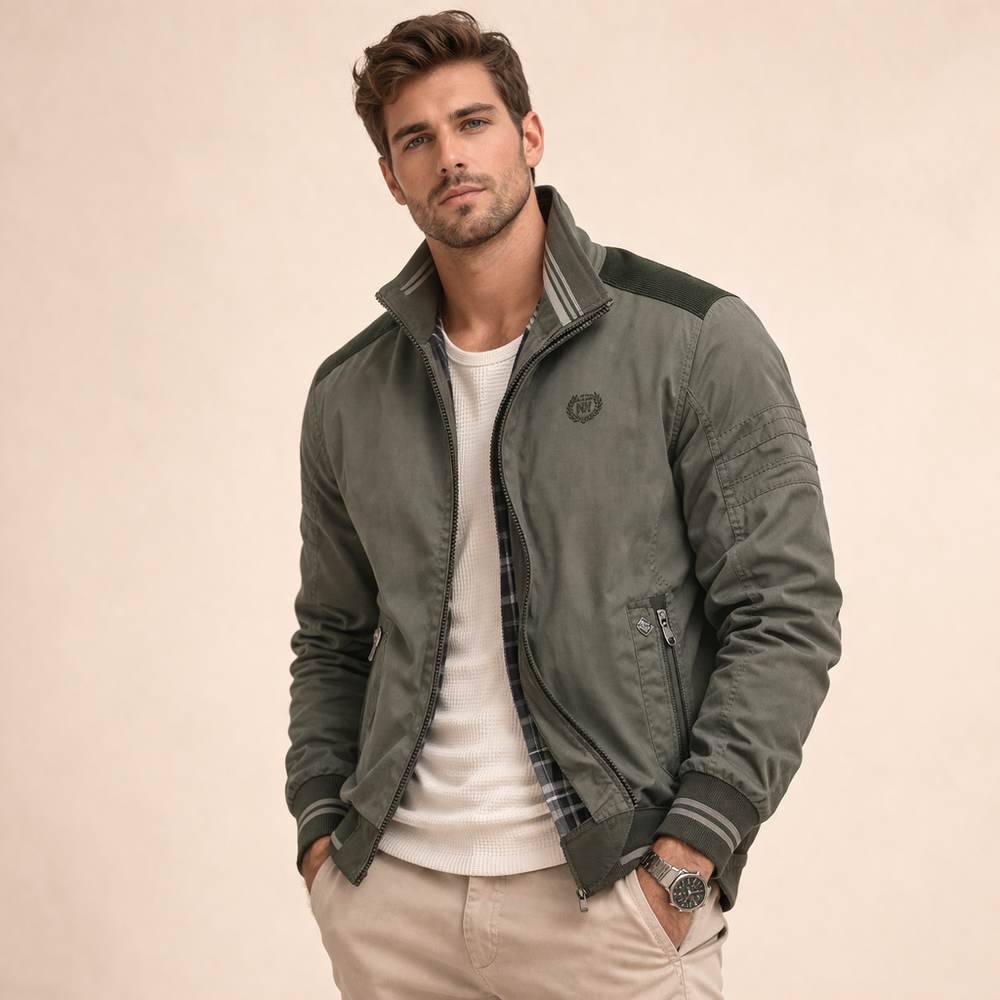 Ethan | Men's Lightweight Modern Summer Jacket-Metro Lane Plaza