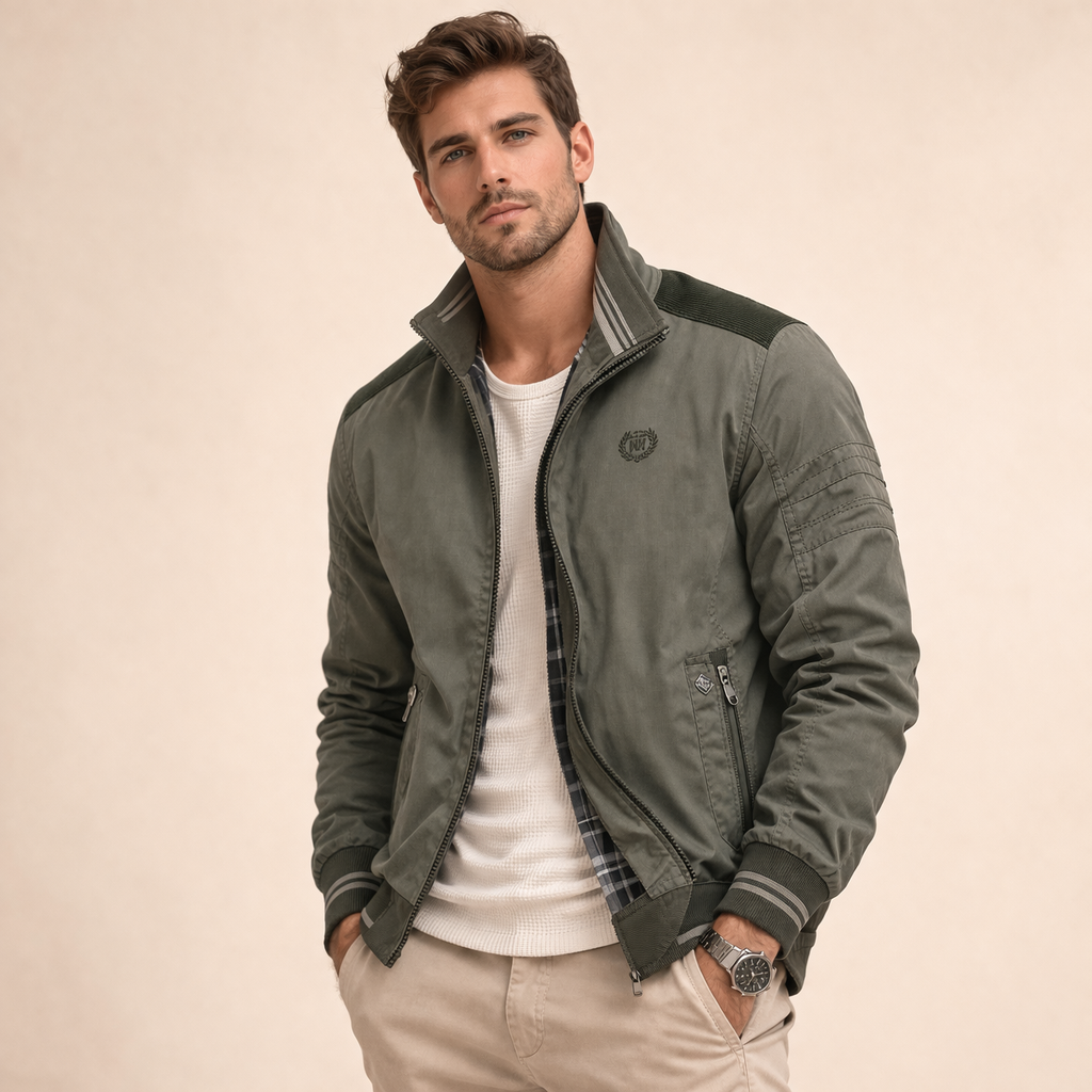 Ethan | Men's Lightweight Modern Summer Jacket-Metro Lane Plaza