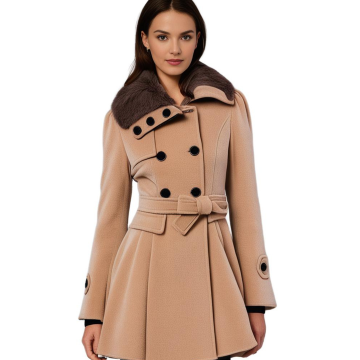Women's Stylish Long Winter Coat - Warm and Cozy-Metro Lane Plaza