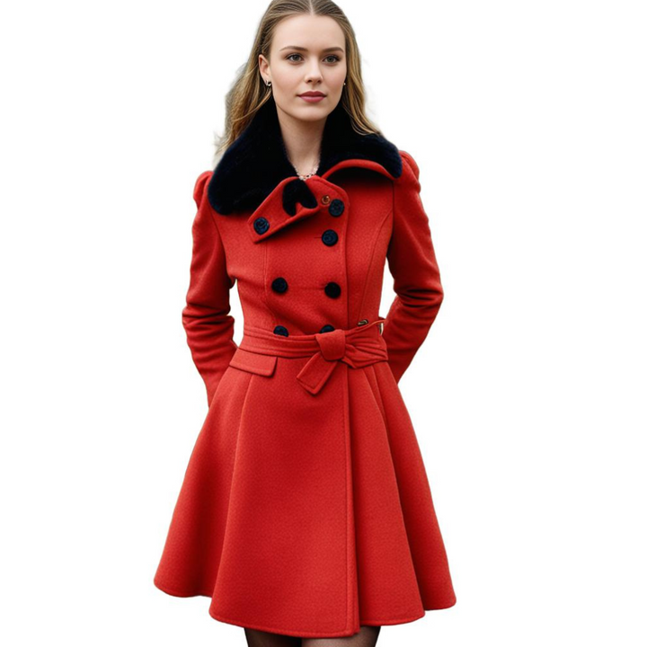 Women's Stylish Long Winter Coat - Warm and Cozy-Metro Lane Plaza